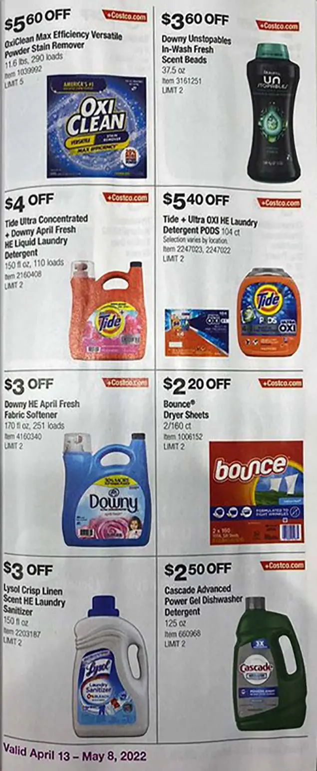 Costco April 2022 Coupon Book Page 18