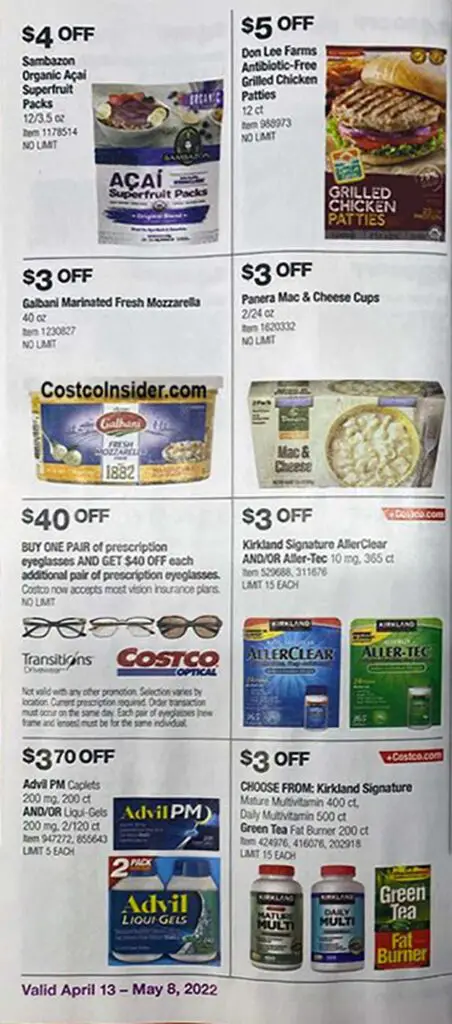 Costco April 2022 Coupon Book Page 21