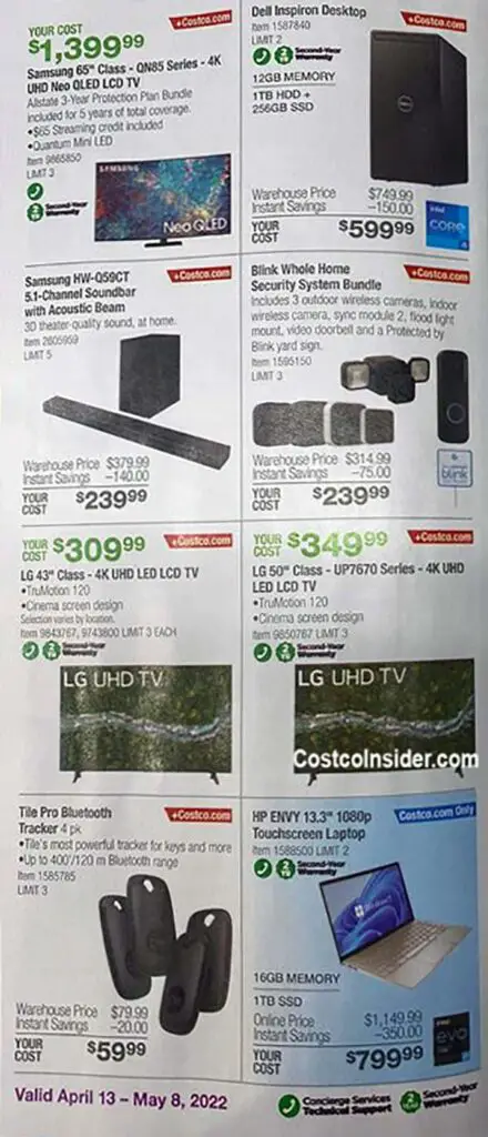 Costco April 2022 Coupon Book Page 5
