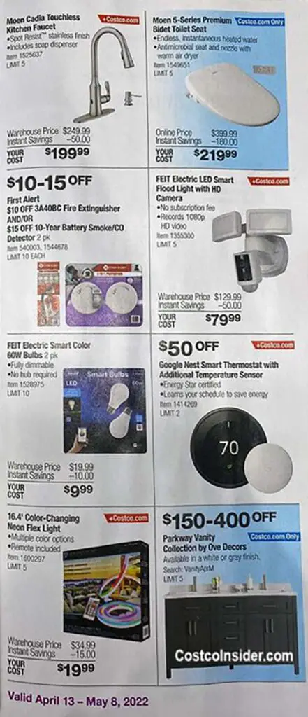 Costco April 2022 Coupon Book Page 6