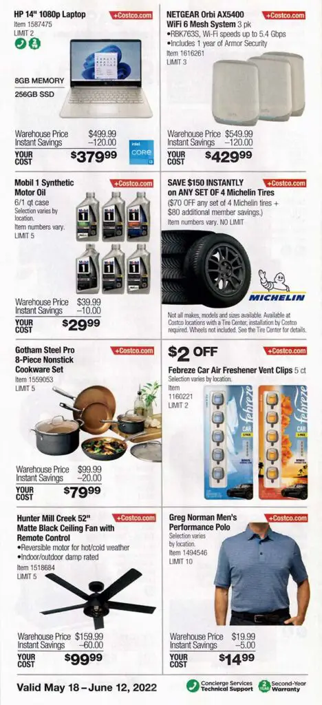 Costco May and June 2022 Coupon Book Page 10