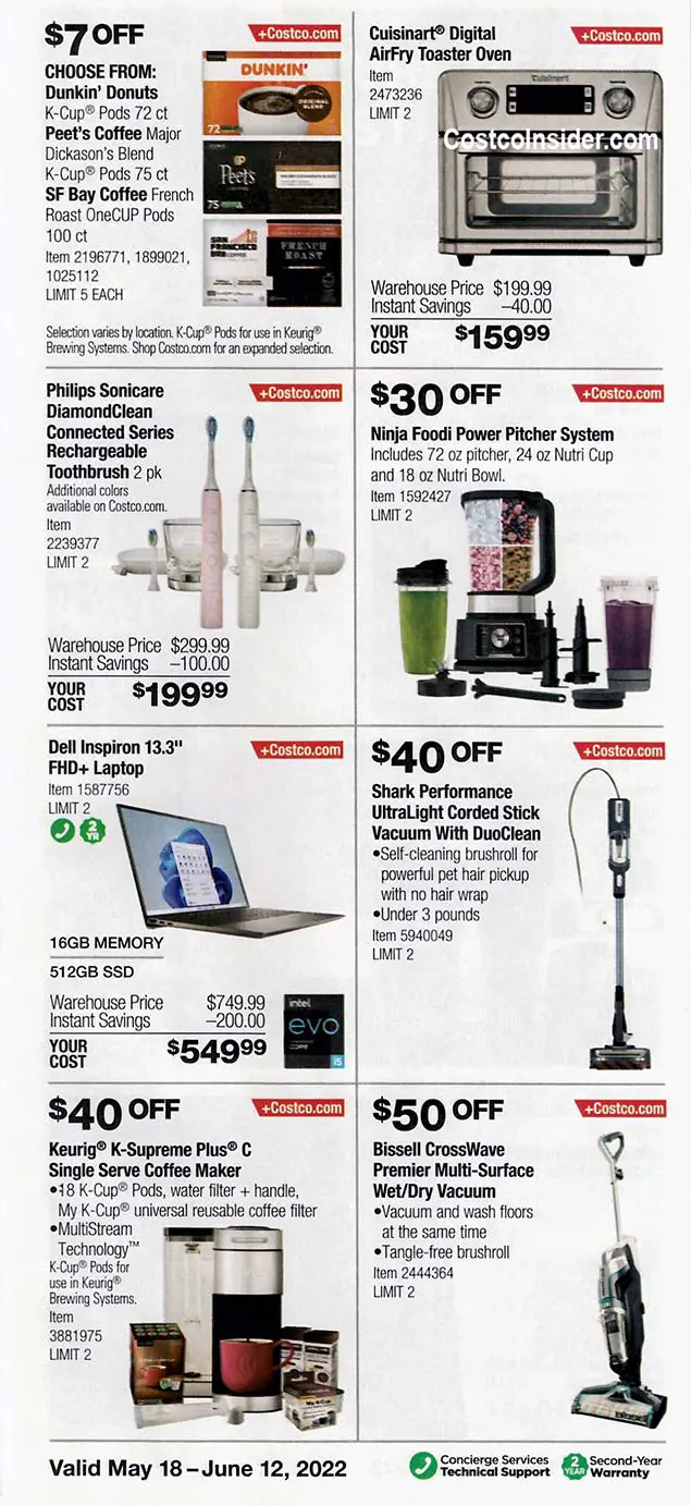 Costco May and June 2022 Coupon Book Page 13