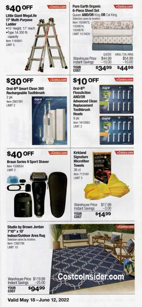 Costco May and June 2022 Coupon Book Page 14
