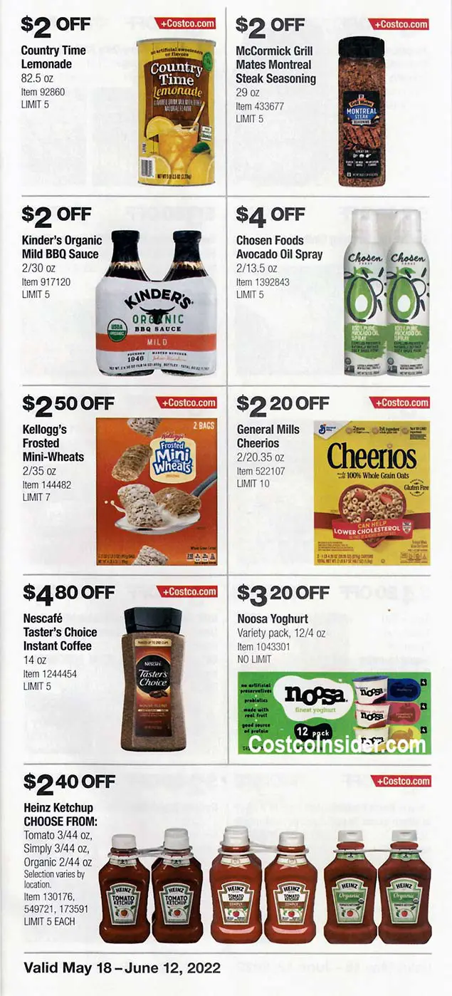 Costco May and June 2022 Coupon Book Page 19