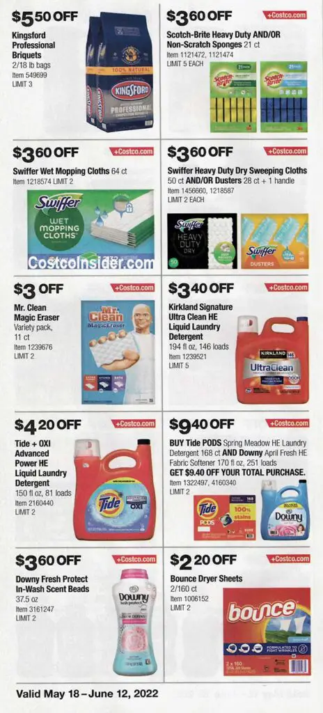 Costco May and June 2022 Coupon Book Page 20