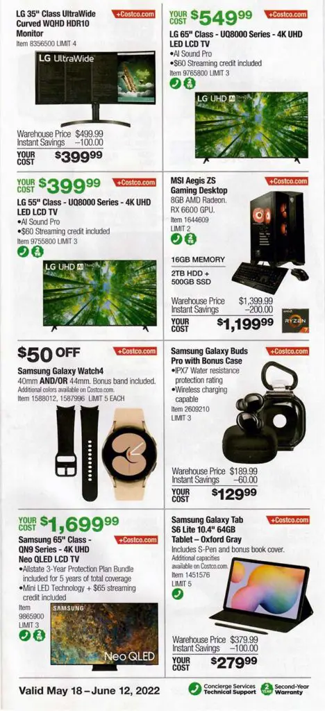 Costco May and June 2022 Coupon Book Page 9