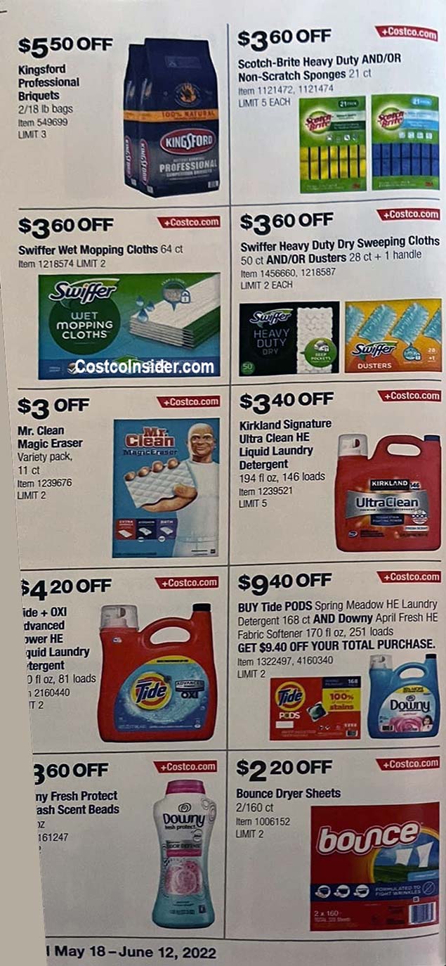 Costco May and June 2022 Coupon Book Page 18 Costco Insider