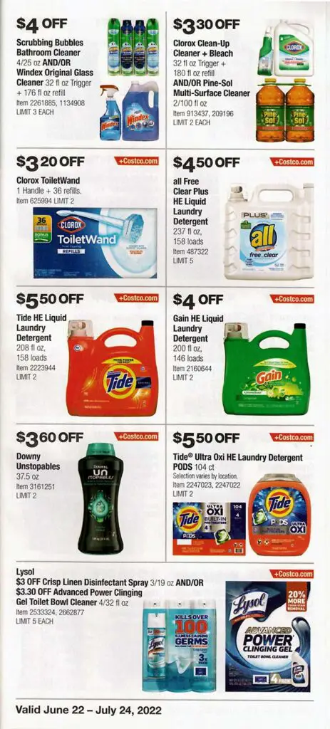 Costco July 2022 Coupon Book Page 14