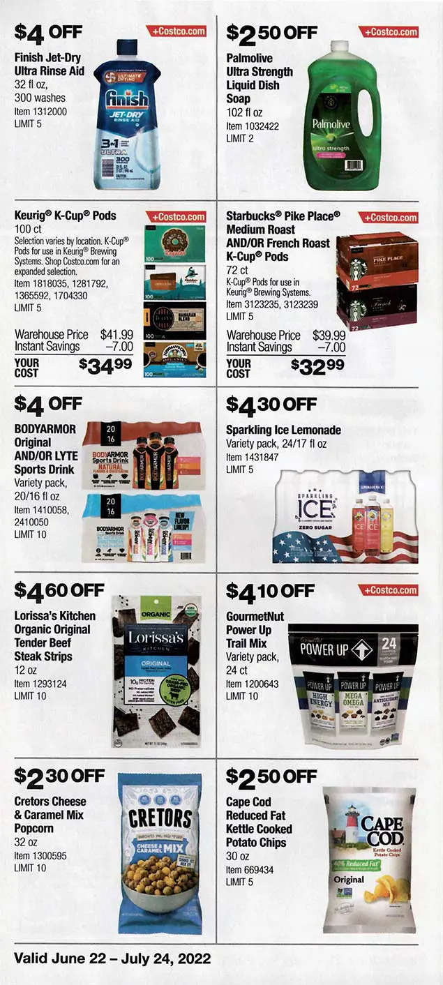 Costco July 2022 Coupon Book Page 15