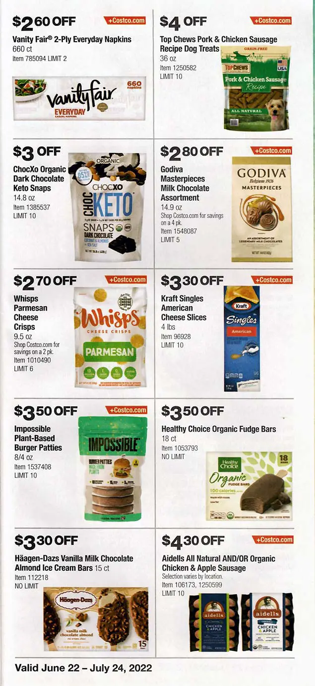 Costco July 2022 Coupon Book Page 16
