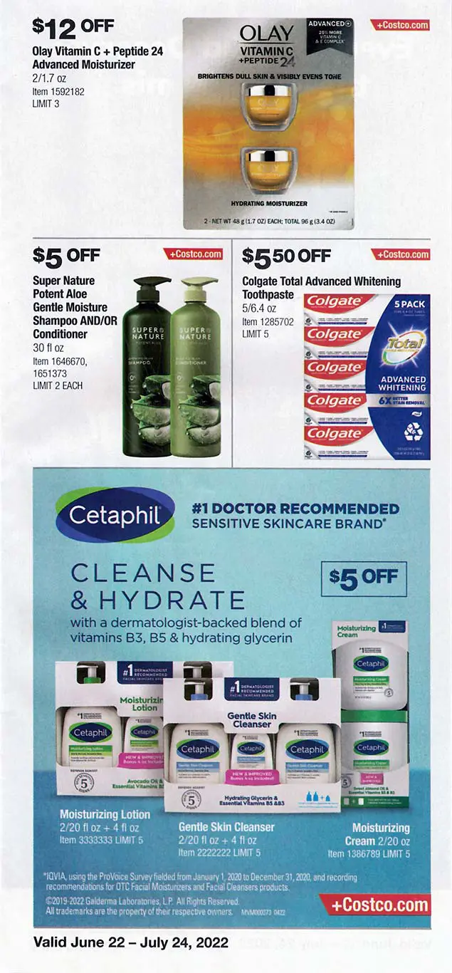 Costco July 2022 Coupon Book Page 2