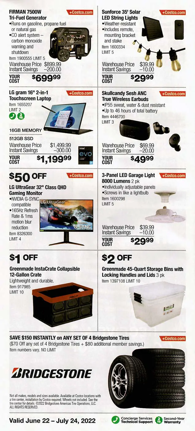 Costco July 2022 Coupon Book Page 7