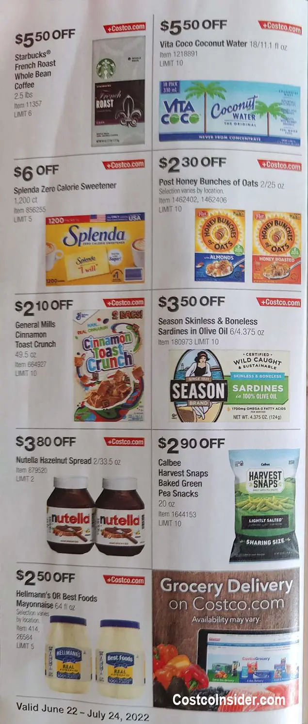 Costco July 2022 Coupon Book Page 17 Costco Insider