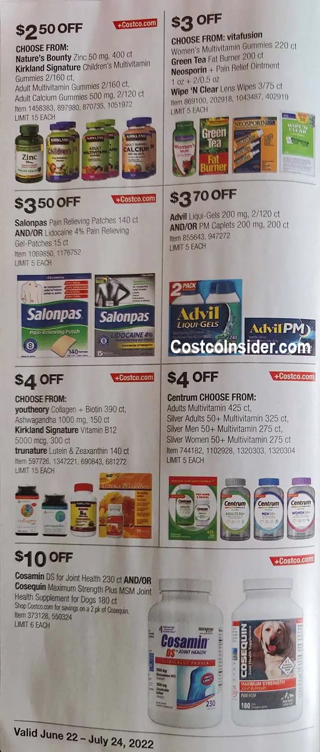 Costco July 2022 Coupon Book Page 19 Costco Insider