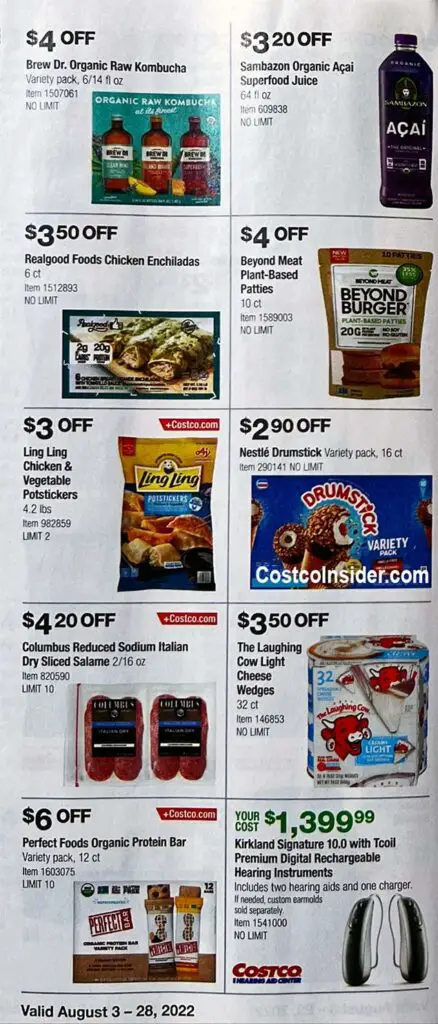 Costco August 2022 Coupon Book Page 19
