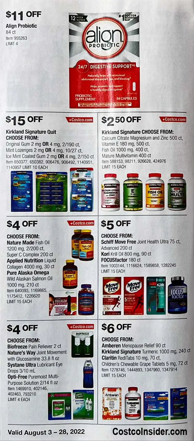 Costco August 2022 Coupon Book Page 21