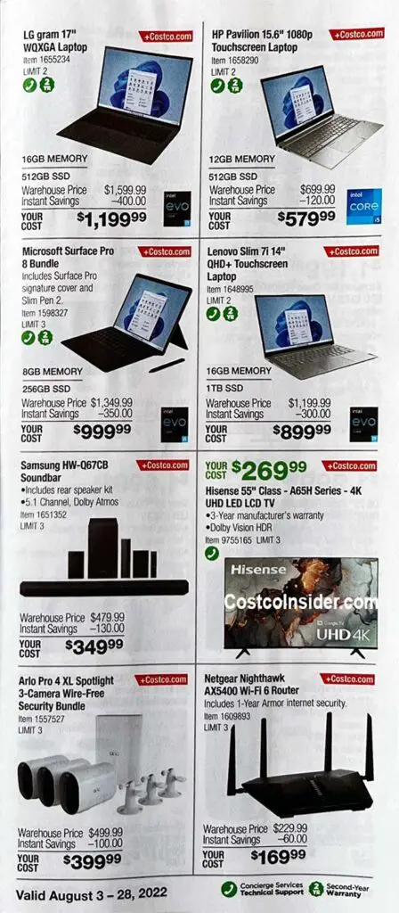 Costco August 2022 Coupon Book Page 6