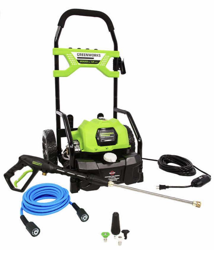 Greenworks 2000 PSI Pressure Washer