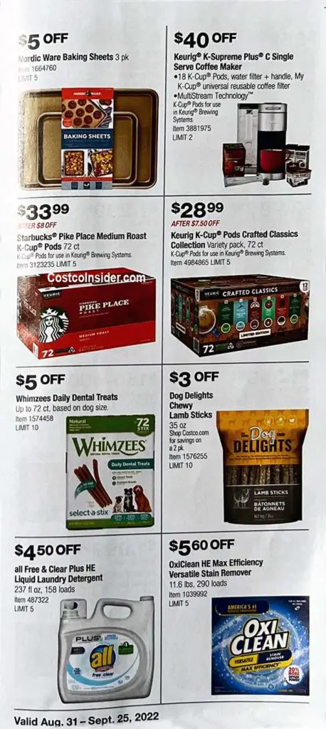 Costco September 2022 Coupon Book Page 14