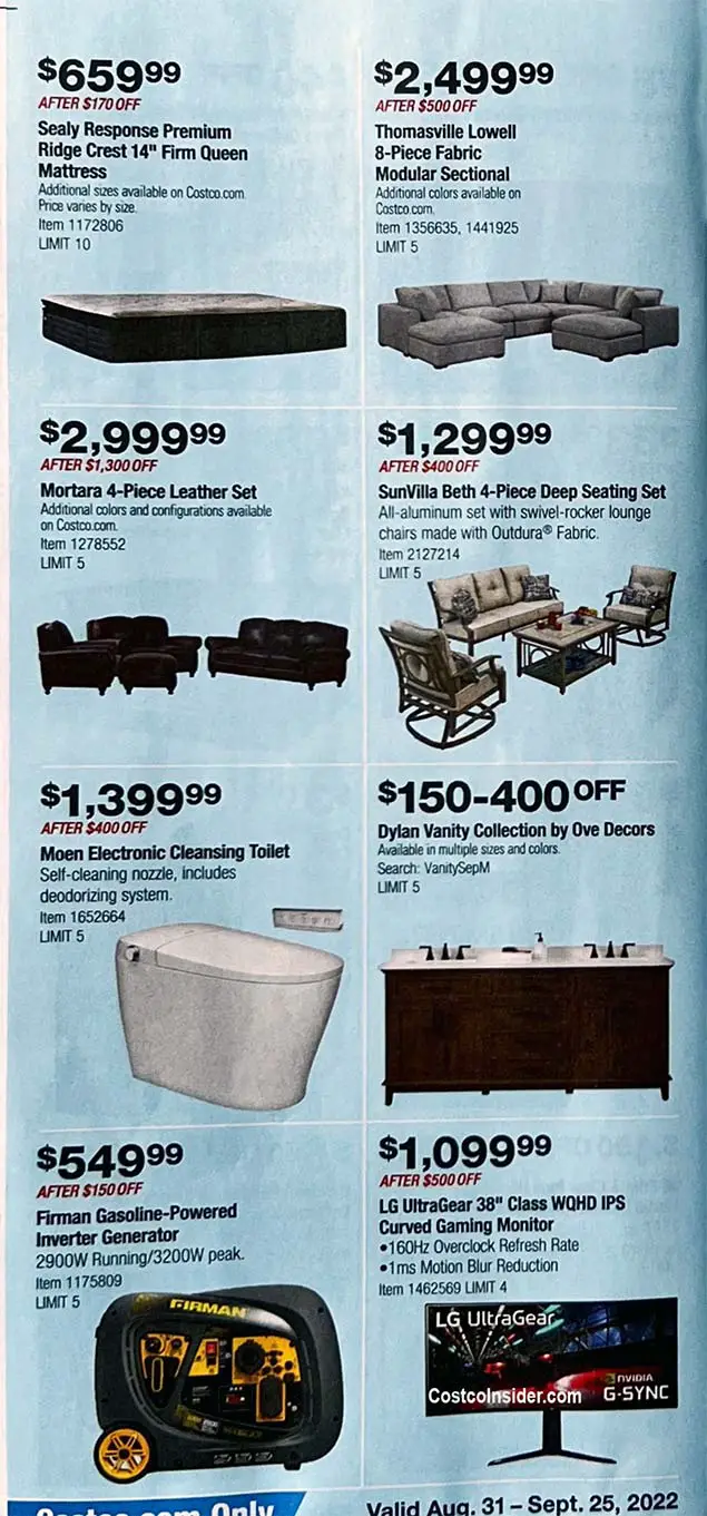 Costco September 2022 Coupon Book Page 15