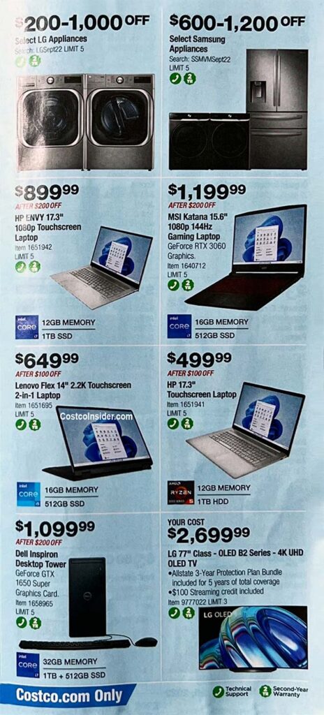 Costco September 2022 Coupon Book Costco Insider