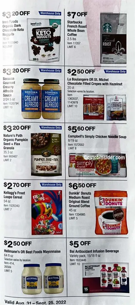 Costco September 2022 Coupon Book Page 18