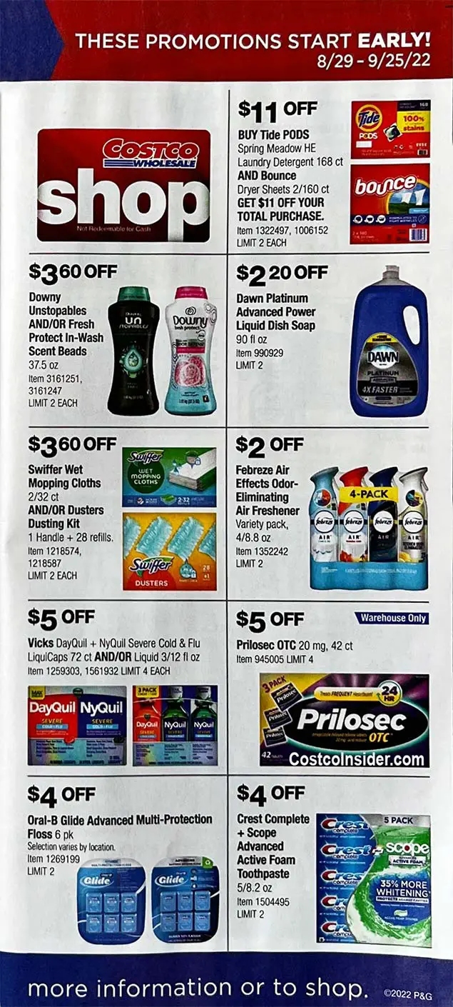 Costco September 2022 Coupon Book Page 4