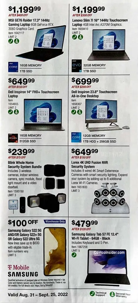 Costco September 2022 Coupon Book Page 6