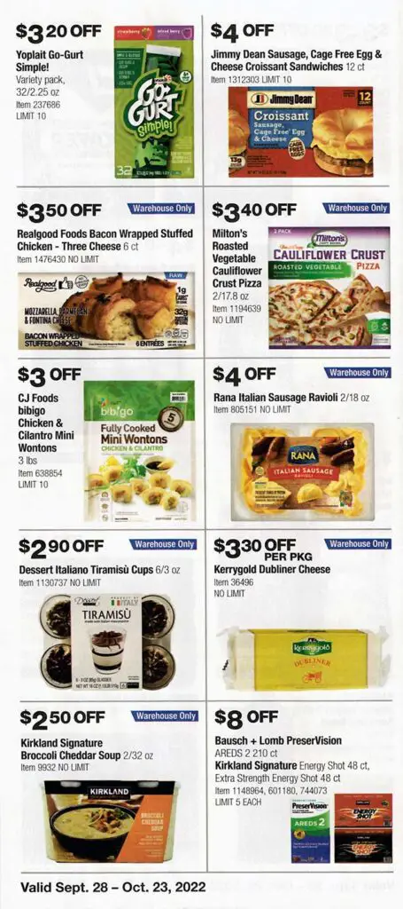 Costco October 2022 Coupon Book HD Page 19