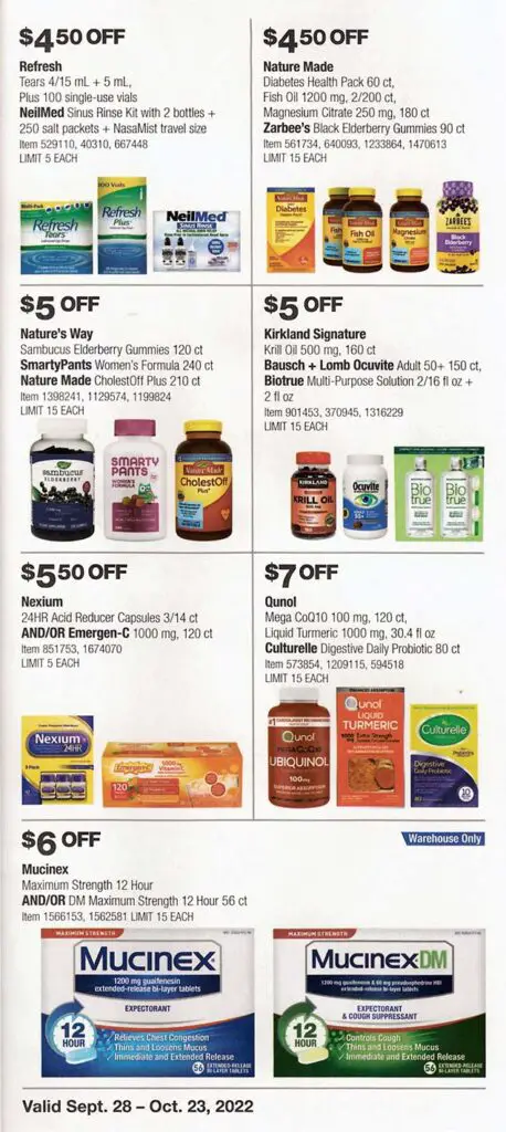 Costco October 2022 Coupon Book HD Page 22