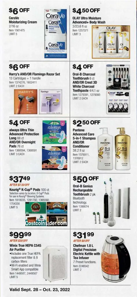 Costco October 2022 Coupon Book HD Page 4