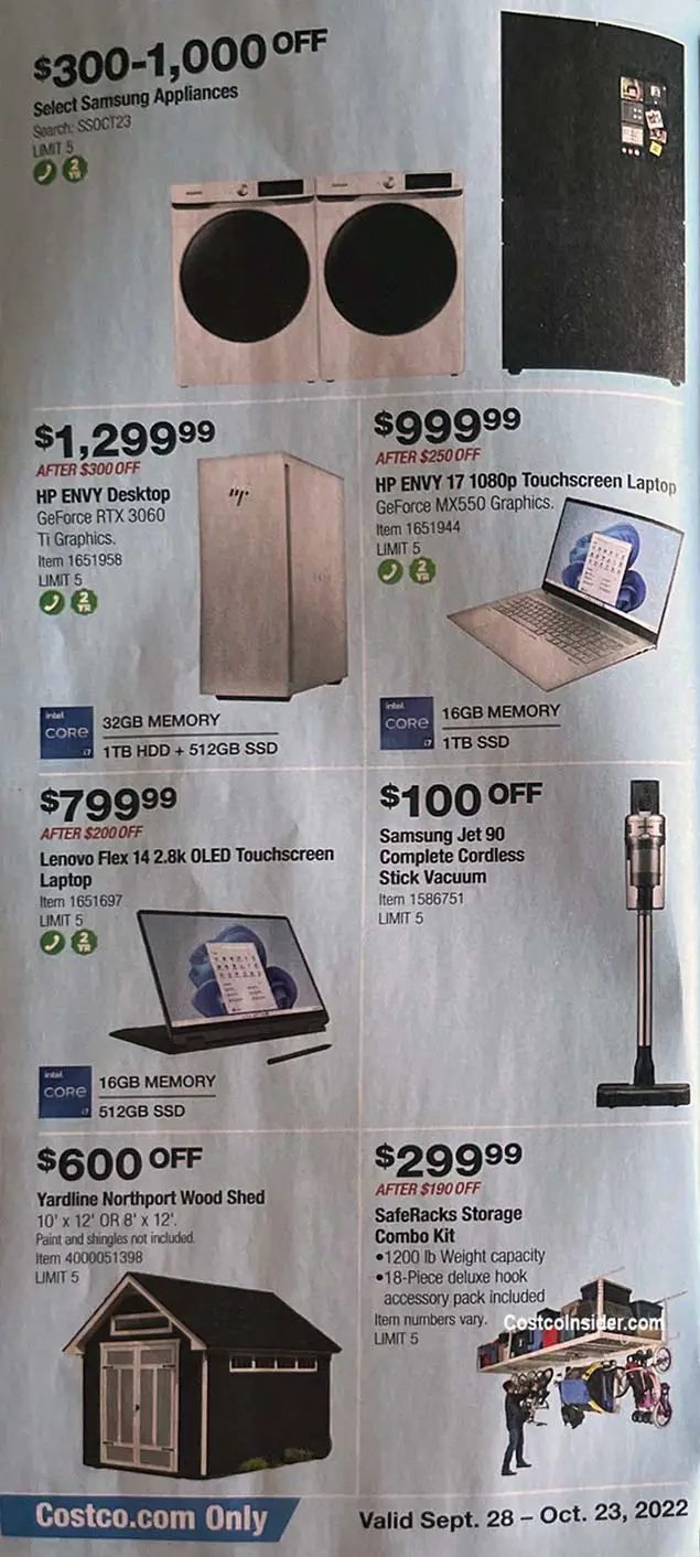 Costco October 2022 Coupon Book Page 13