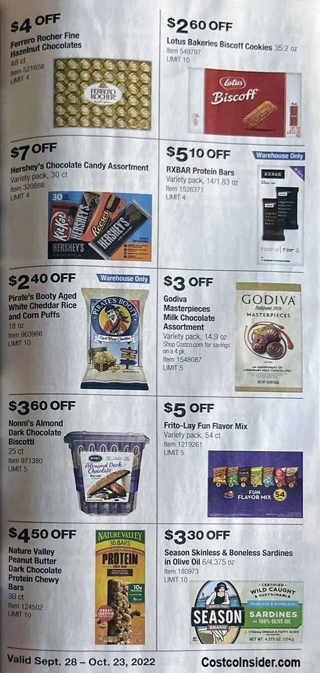 Costco October 2022 Coupon Book Page 16