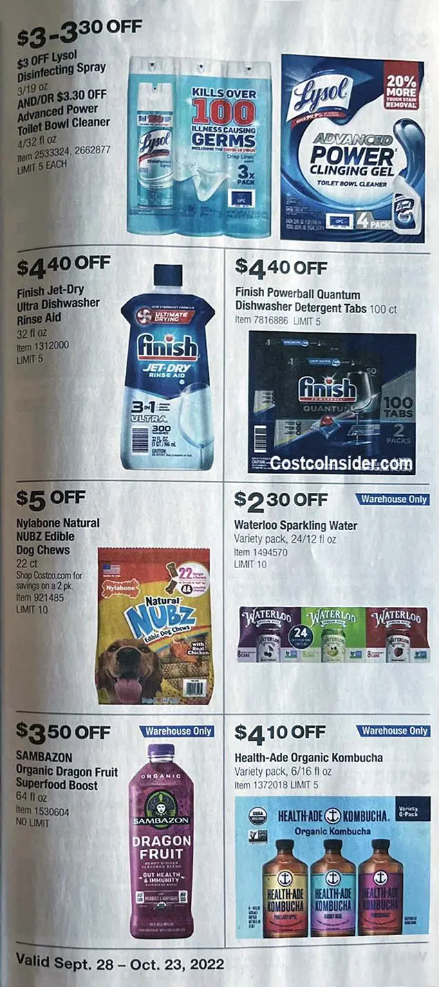 Costco October 2022 Coupon Book Page 18