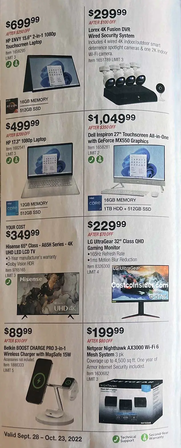 Costco October 2022 Coupon Book Page 7