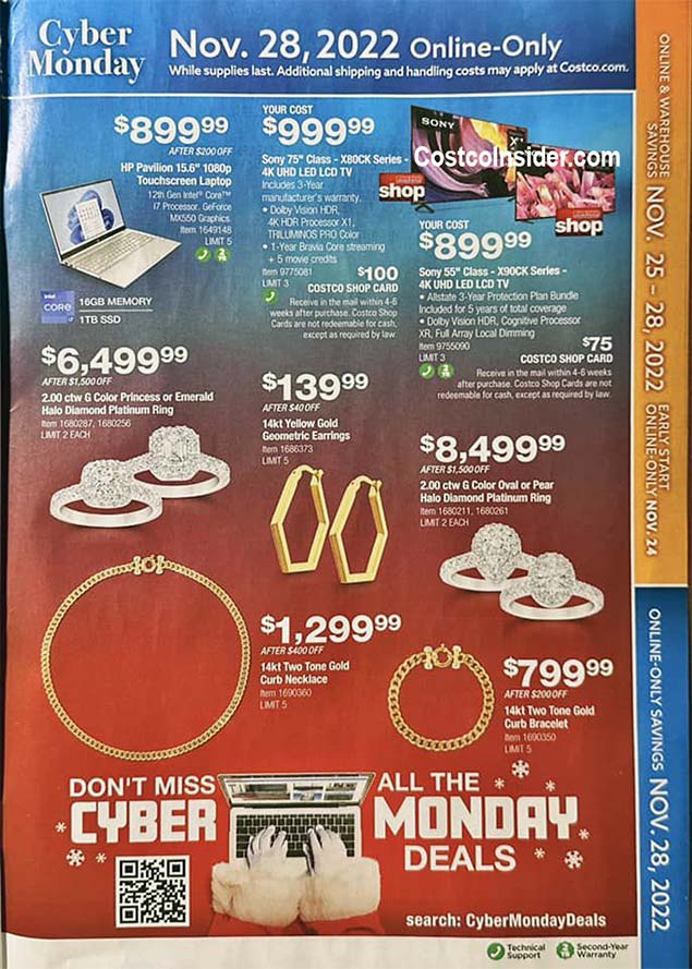 Costco Black Friday 2022 Ad Page 30