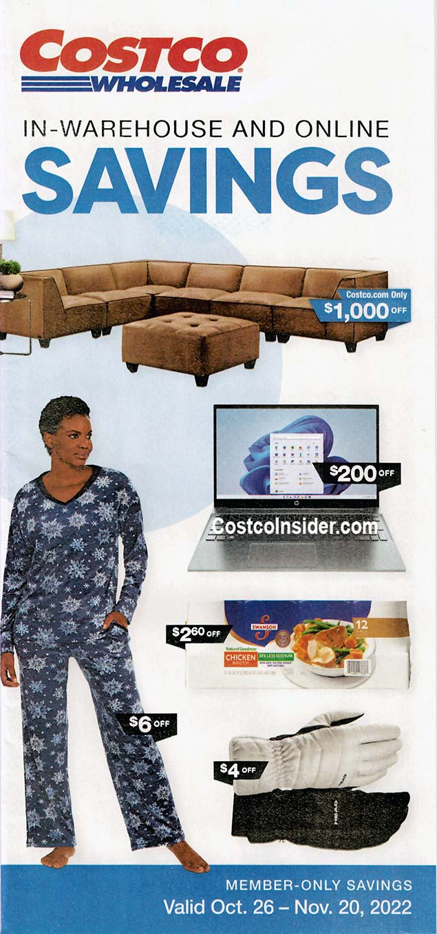 Costco November 2022 Coupon Book Cover