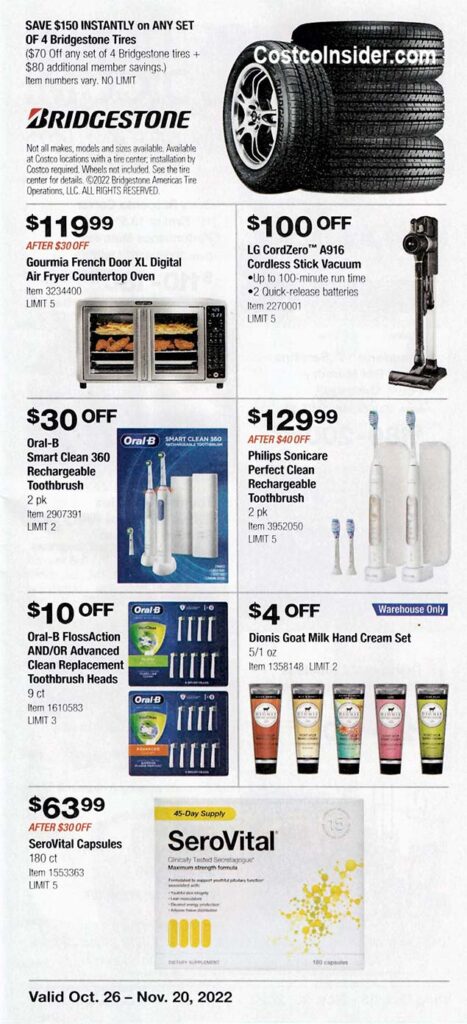 Costco November 2022 Coupon Book Page 7