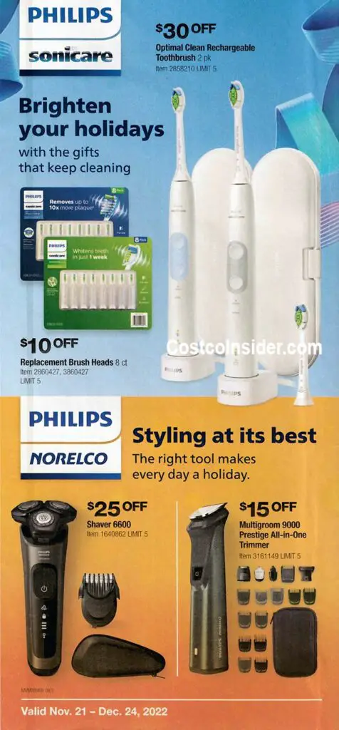Costco December 2022 Coupon Book Page 1