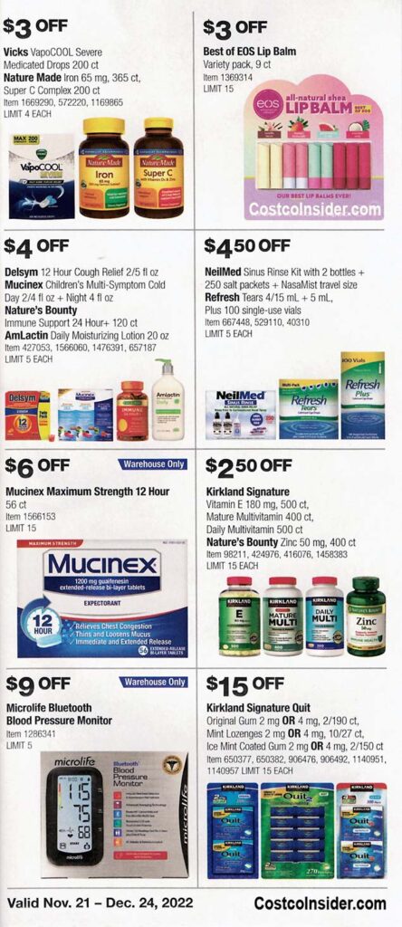 Costco December 2022 Coupon Book Page 20