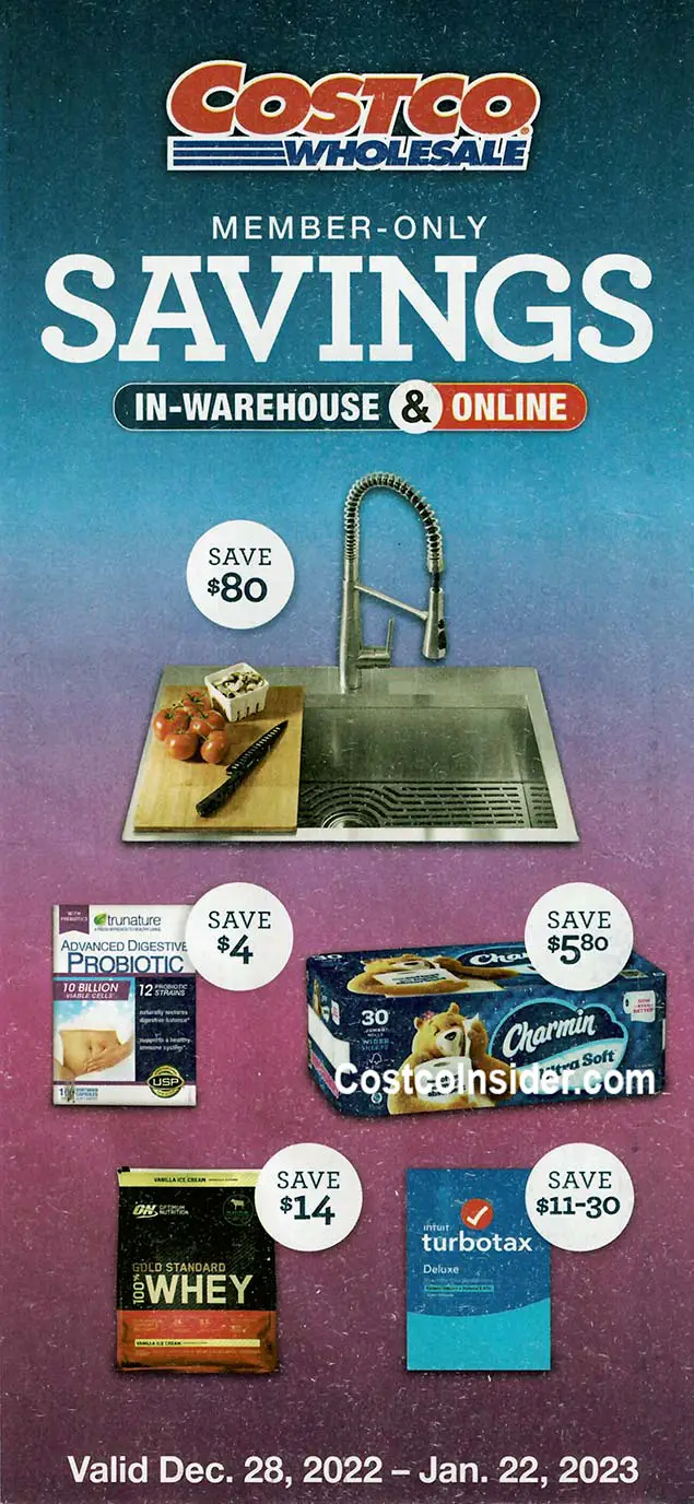 Costco January 2023 Coupon Book HD Cover
