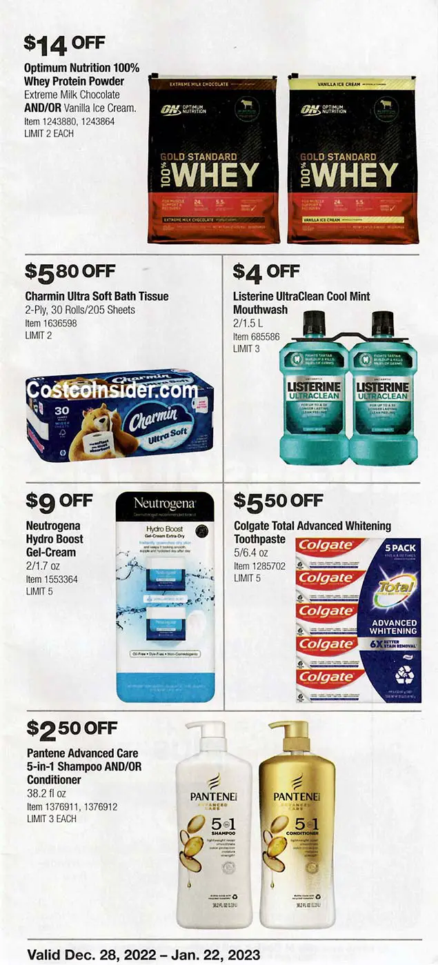 Costco January 2023 Coupon Book HD Page 2
