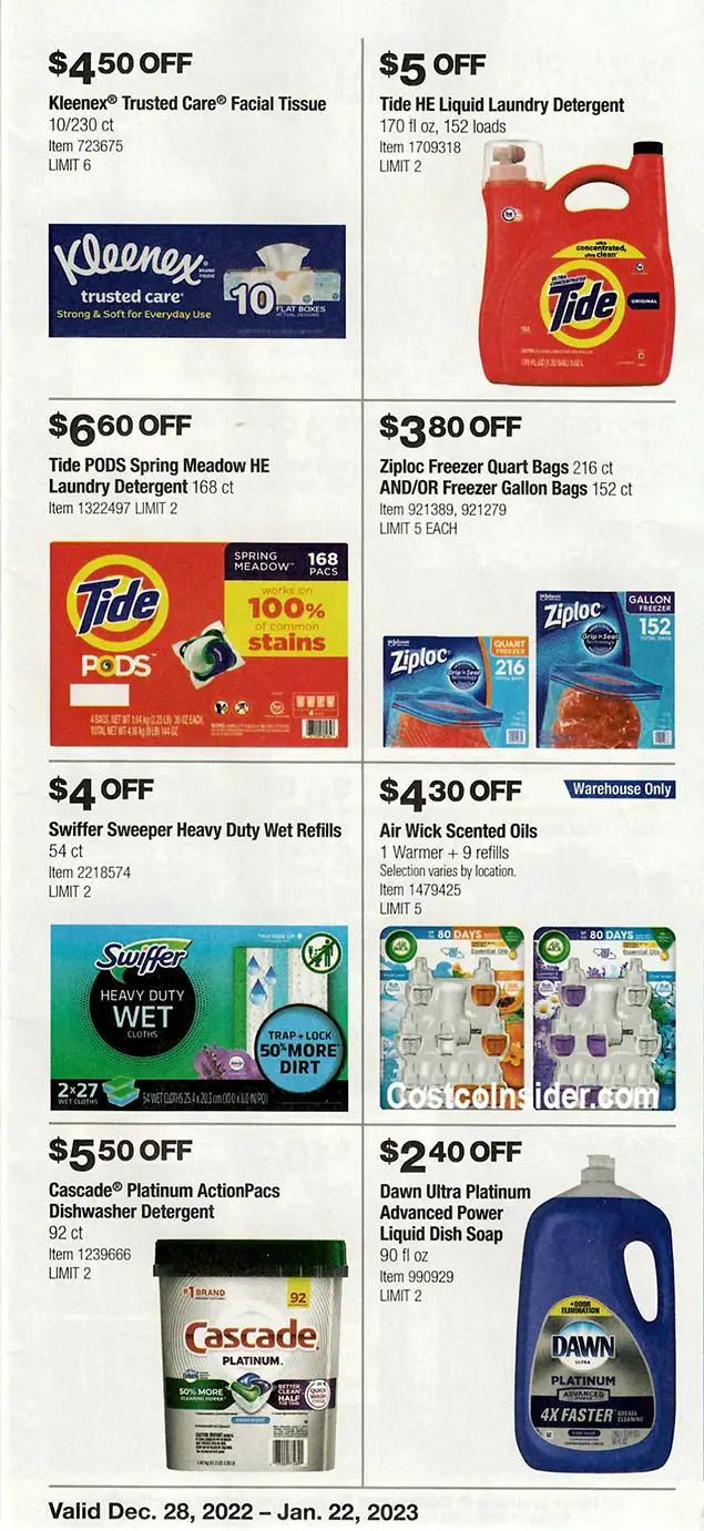 Costco January 2023 Coupon Book HD Page 4