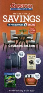 Costco February 2023 Coupon Book Cover