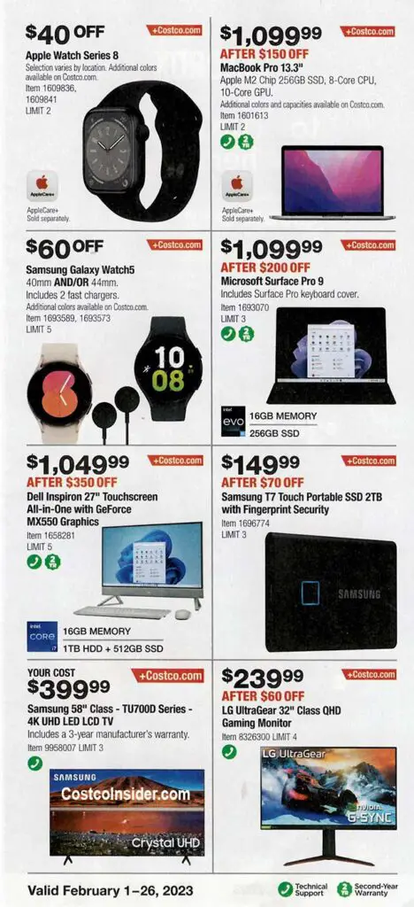 Costco February 2023 Coupon Book Page 4