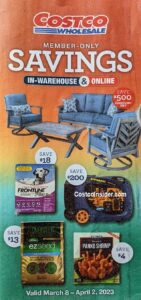 Costco March 2023 Coupon Book Cover