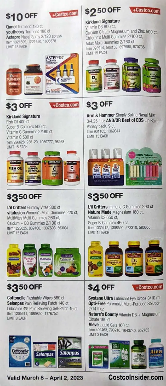 Costco March 2023 Coupon Book Page 15