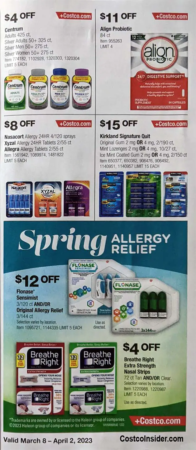 Costco March 2023 Coupon Book Page 16