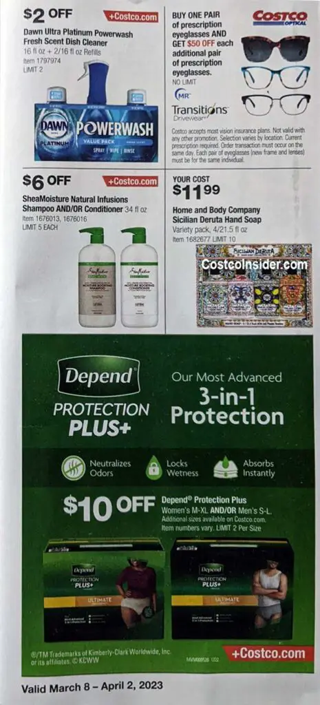 Costco March 2023 Coupon Book Page 2