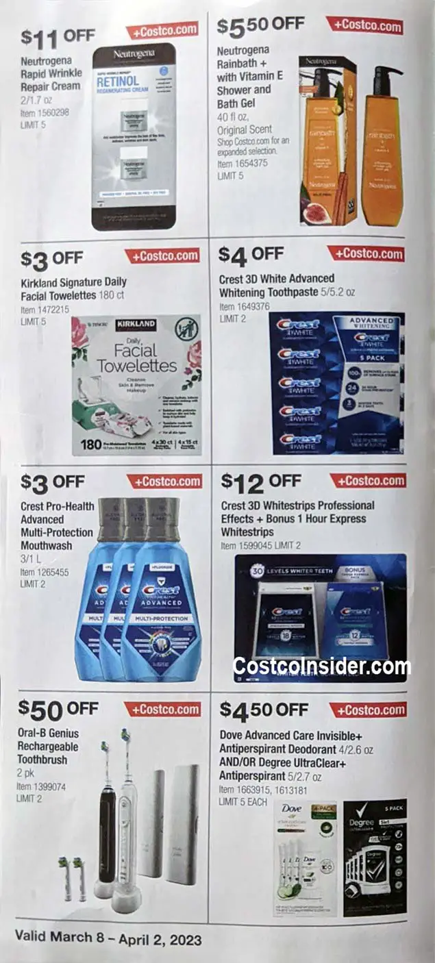 Costco March 2023 Coupon Book Page 3